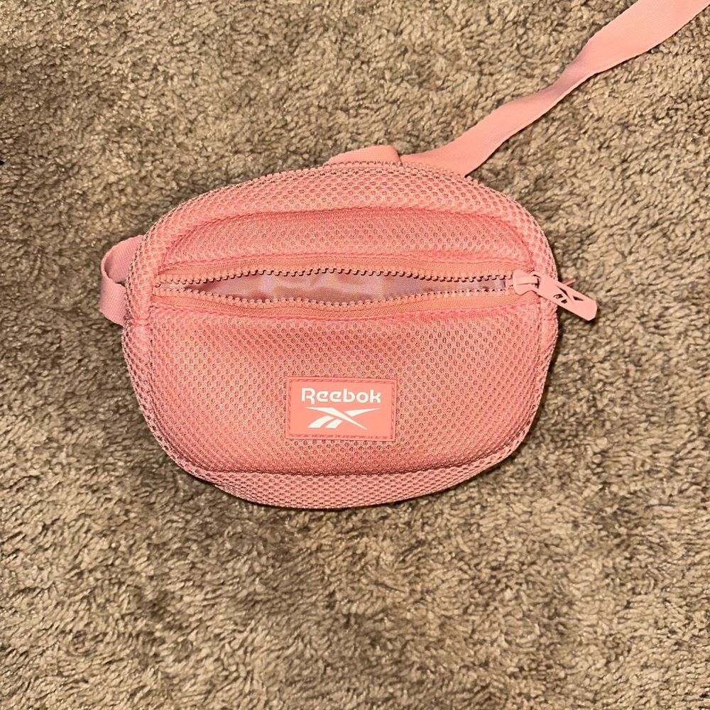Reebok Pink Crossbody Bag with Adjustable Strap